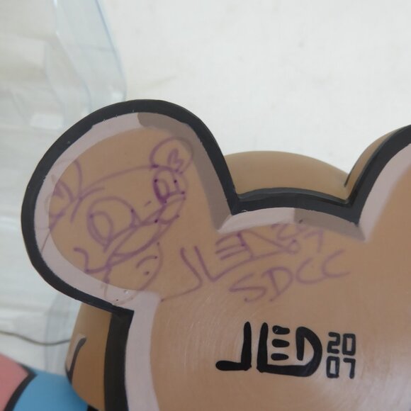 NEW 2007 6” SIGNED LE 500 KIDROBOT SUPER TEETER DESIGNER ART URBAN VINYL FIGURE - Picture 7 of 12